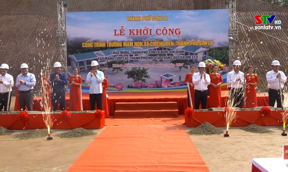Khởi công công trình Trường mầm non Chiềng Đen, TP Sơn La - Báo và phát ...