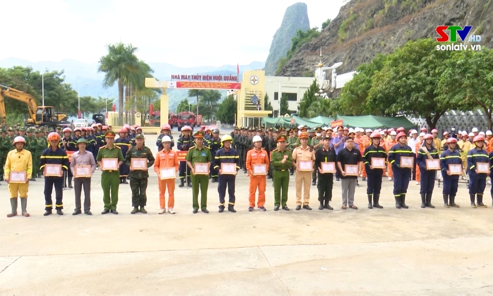 Diễn tập phương &aacute;n chữa ch&aacute;y, CNCH cấp tỉnh th&agrave;nh c&ocirc;ng, đ&uacute;ng kế hoạch