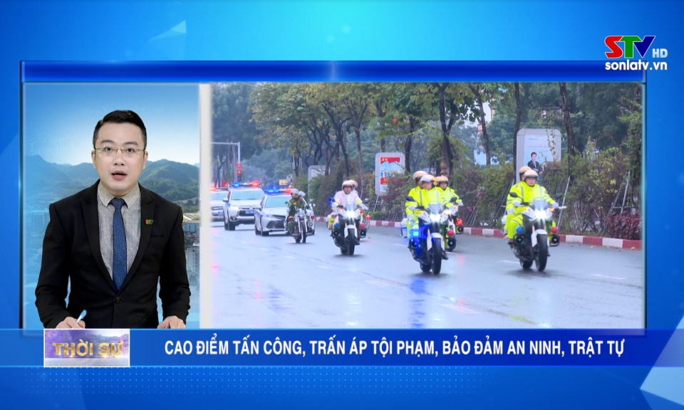 Cao điểm tấn c&ocirc;ng, trấn &aacute;p tội phạm, bảo đảm an ninh, trật tự