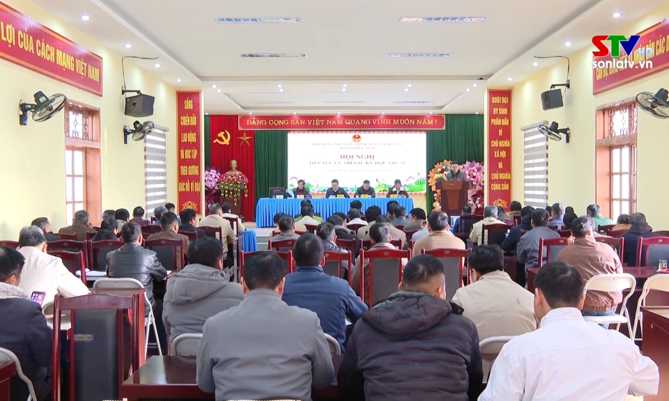 Tiếp x&uacute;c cử tri sau Kỳ họp thứ mười hai HĐND tỉnh