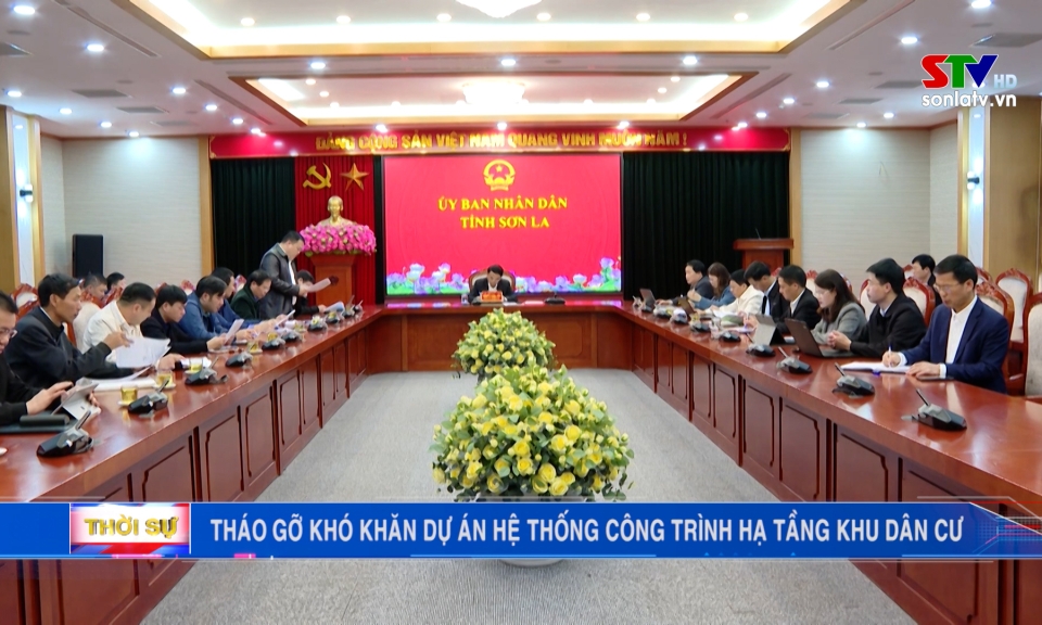 Th&aacute;o gỡ kh&oacute; khăn dự &aacute;n hệ thống c&ocirc;ng tr&igrave;nh hạ tầng khu d&acirc;n cư